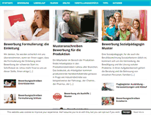 Tablet Screenshot of bewerbungsplan.de